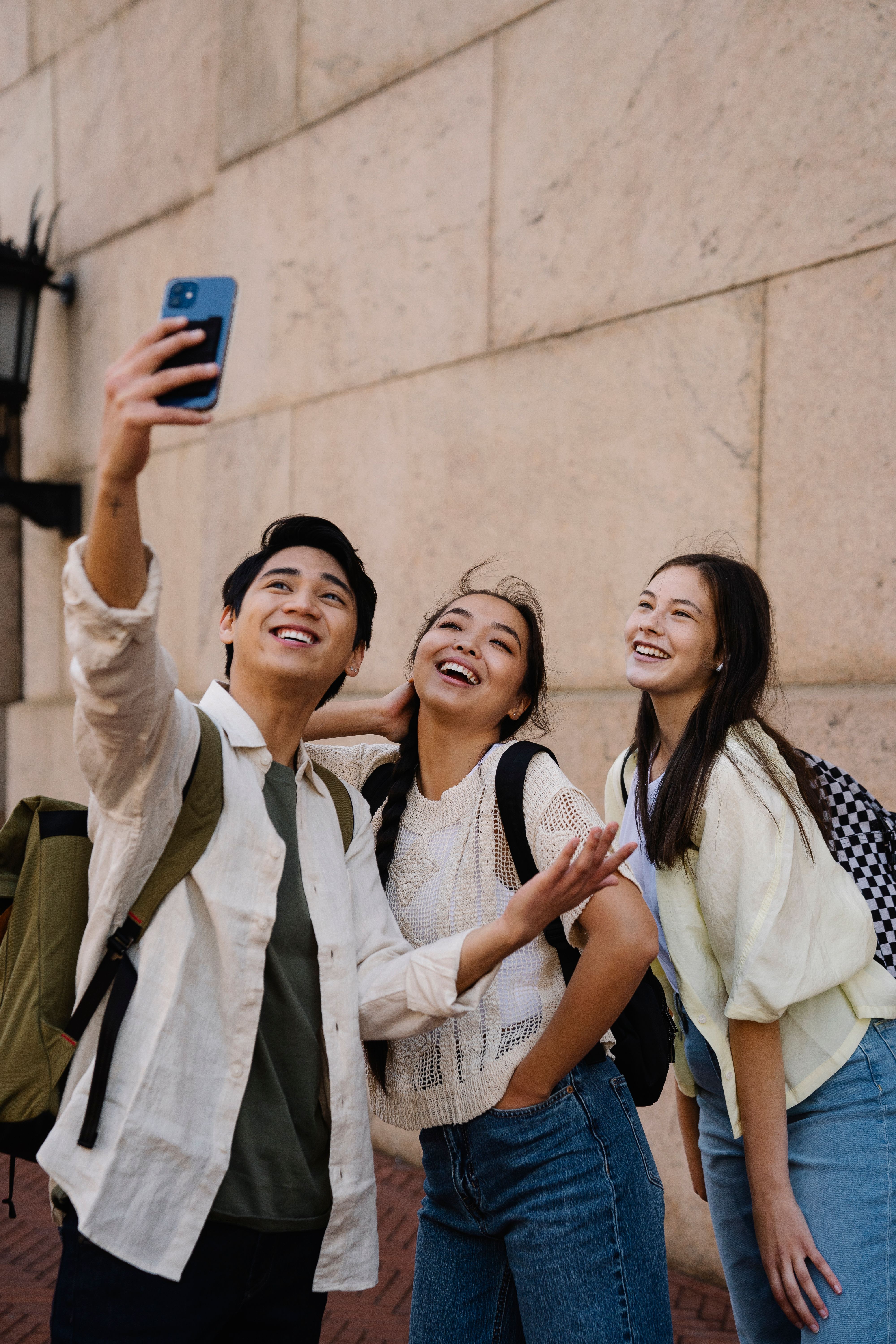 Friends taking a photo together