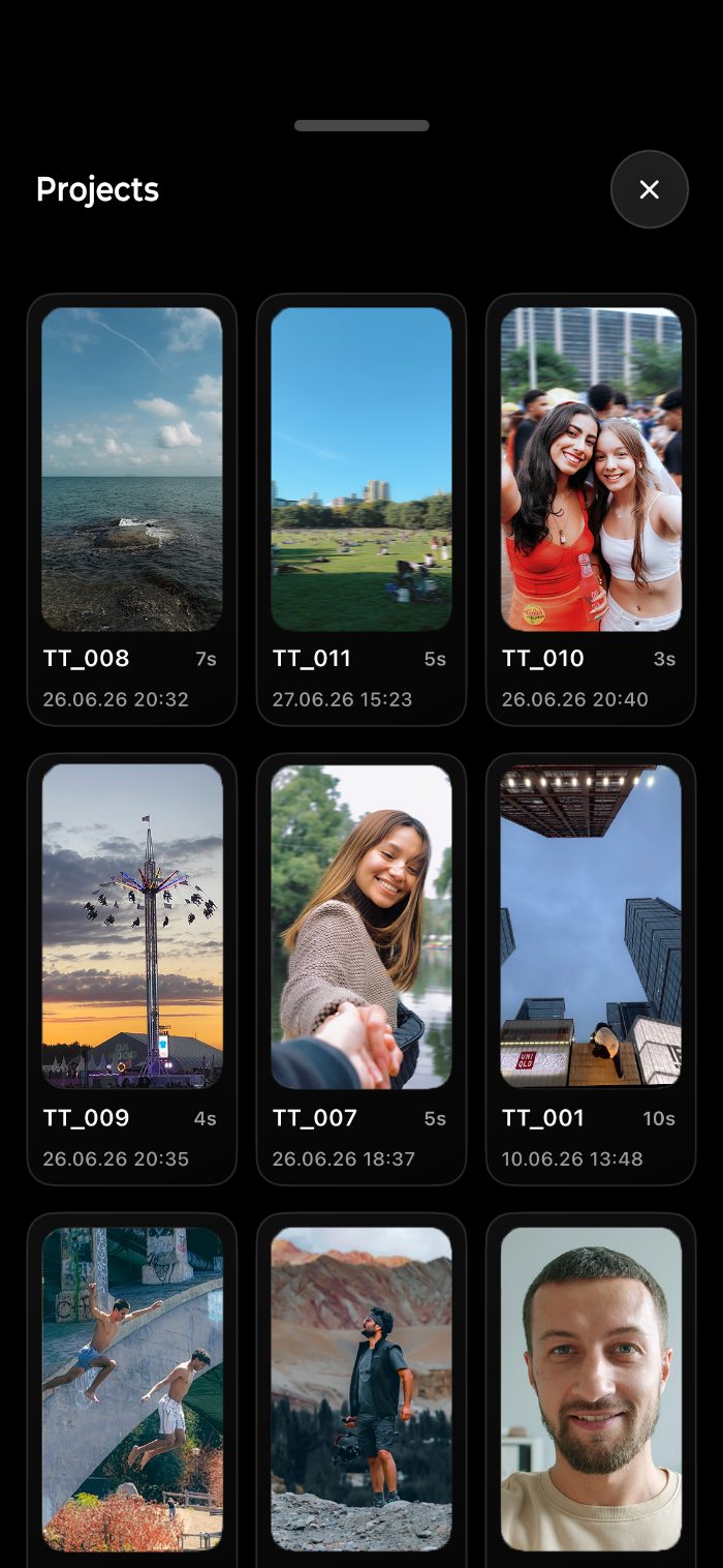 TwoTakes projects library